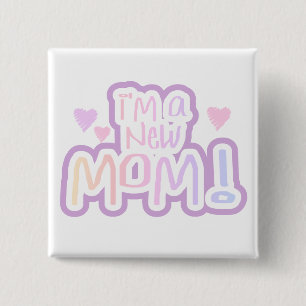 Ich bin eine Junge Mutter, Tshirts und Geschenke Button