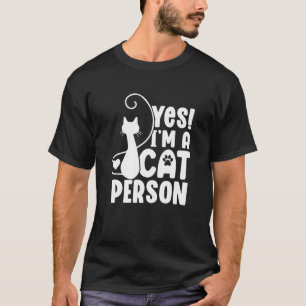 Ich bin eine Katzenperson  Süße Katze  Kätzchen Ka T-Shirt