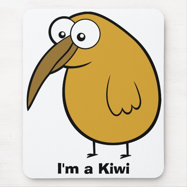 Ich bin eine Kiwi Mousepad (Vorne)