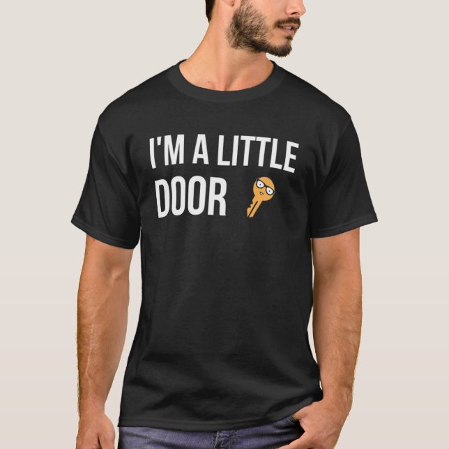 Ich bin eine kleine Tor-Schlüsselkleidung für das  T-Shirt (Vorderseite)