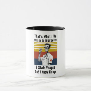Ich bin eine Krankenschwester Combo-Tasse Tasse