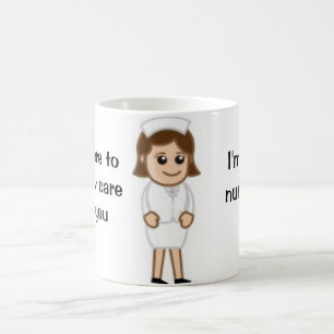 Ich bin eine Krankenschwester Kaffeetasse