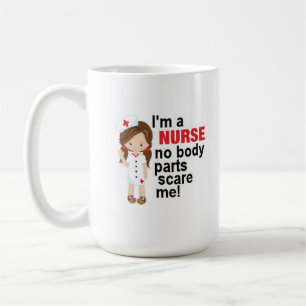 Ich bin eine Krankenschwester ohne Körperteile, di Kaffeetasse