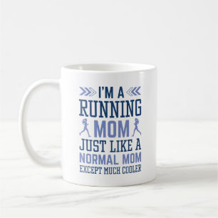 Ich bin eine laufende Mama Kaffeetasse