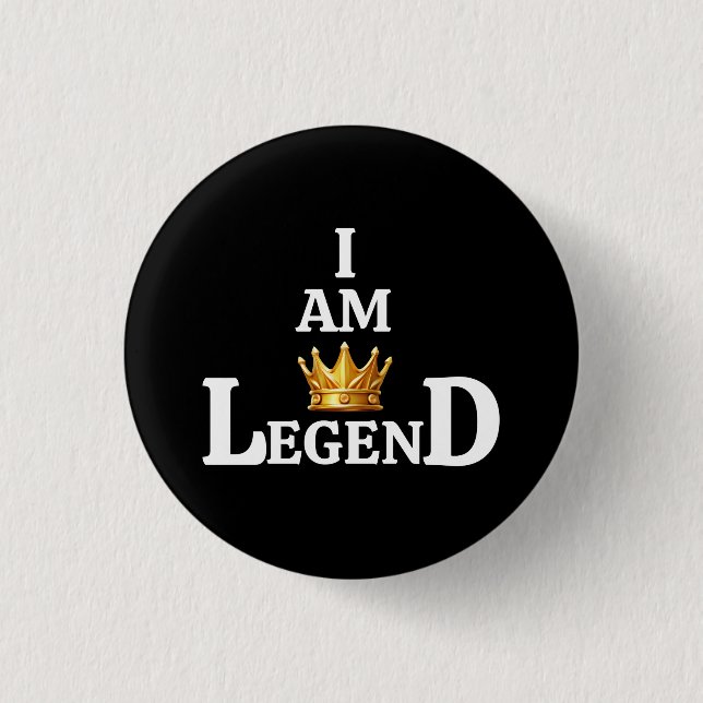 Ich bin eine Legende Button (Vorderseite)