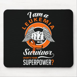 Ich bin eine Leukämie Suvivor Leukämie Bewusstsein Mousepad
