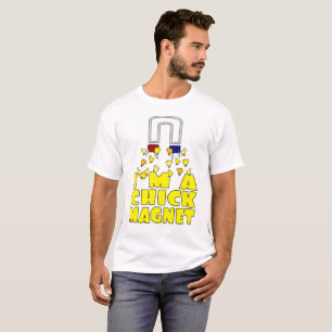 Ich bin eine Liebe-Hühner des Küken-Magnet-Huhn- T-Shirt