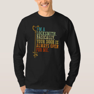 Ich bin eine Lockschmiedeklemme, die das Schlüssel T-Shirt