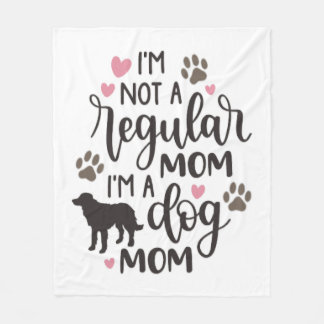 Ich bin eine Mama für Hunde Fleecedecke