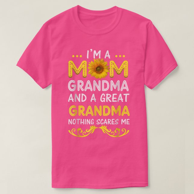 Ich bin eine Mama Oma Großartiges, was mich Mütter T-Shirt (Design vorne)
