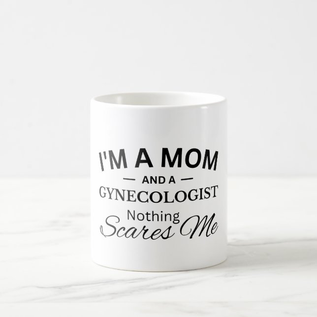 Ich bin eine Mama und ein Gynäkologe. Nichts kümme Kaffeetasse (Mittel)