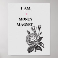 Ich bin eine Money Magnet Affirmation: Minimalisti