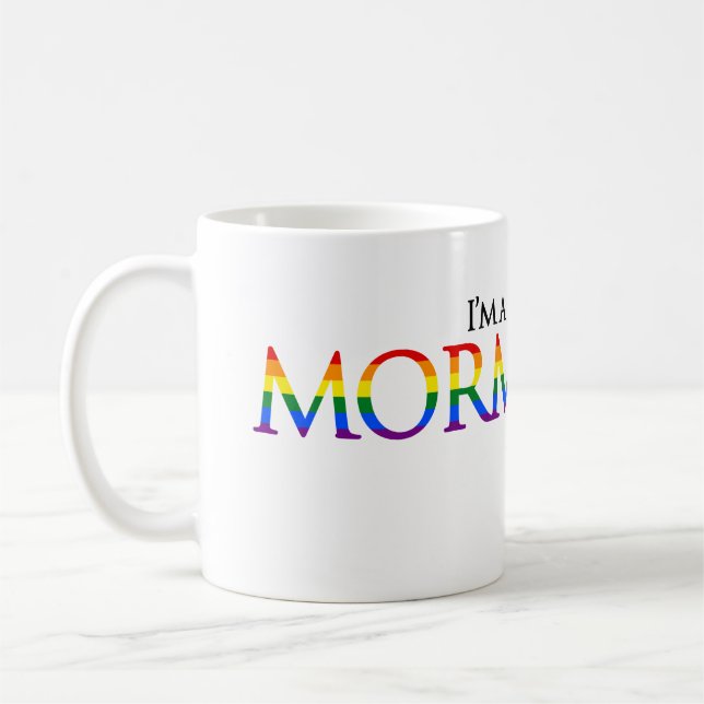 Ich bin eine Mormone Kaffeetasse (Links)