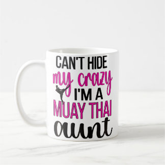 ICH BIN EINE MUAY THAI-TANTE LUSTIGE MUAY THAI-KÄM KAFFEETASSE