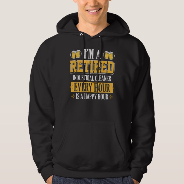 Ich bin eine Müllreinigerin, jede Stunde Bier Hoodie (Vorderseite)