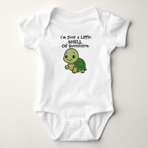 Ich bin eine Muschel des Sonnenscheins Baby Strampler