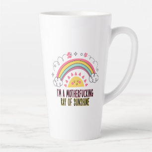 Ich bin eine Mutter, die das Sonnenscheinhandtuch- Milchtasse