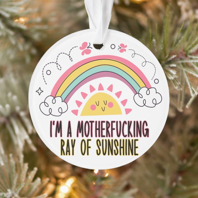 Ich bin eine Mutter, die das Sonnenscheinhandtuch- Ornament (Baum)