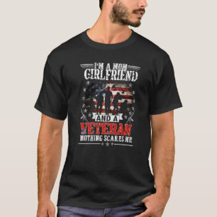 Ich bin eine Mutter Freundin Veteran Muttertag Pat T-Shirt