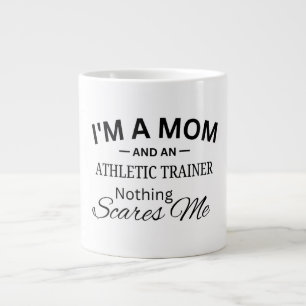 Ich bin eine Mutter und Sporttrainerin, nichts sch Jumbo-Tasse