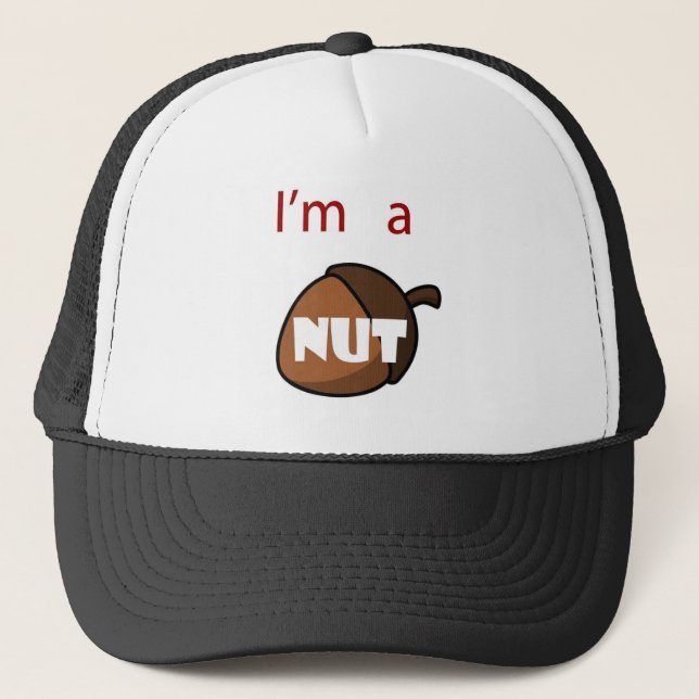 Ich bin eine Nuss Truckerkappe (Vorderseite)