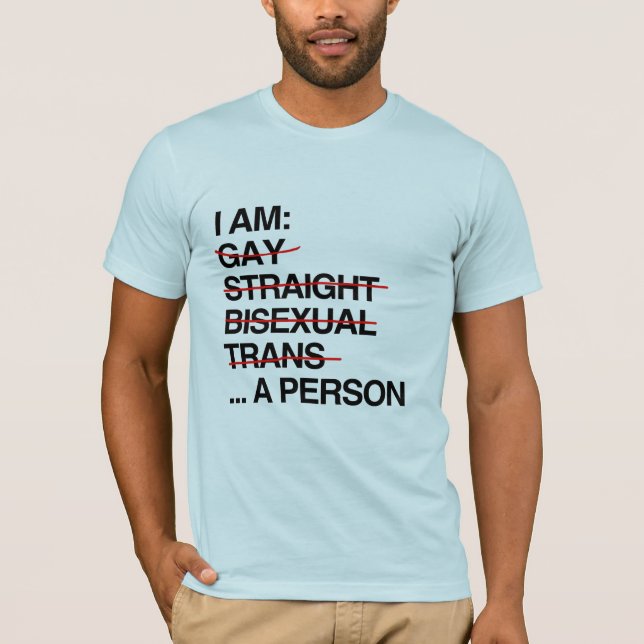 ICH BIN EINE PERSON T-Shirt (Vorderseite)