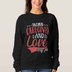 Ich bin eine Pflegekraft Pflege Krankenschwester H Sweatshirt