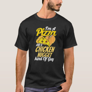 Ich bin eine Pizza und eine Typ-Pizza mit Hühnchen T-Shirt