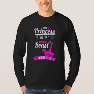 Ich bin eine Prinzessin, aber eine Bestie auf dem T-Shirt