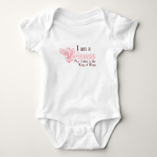 Ich bin eine Prinzessin König von Königen Baby Strampler