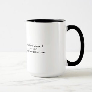 Ich bin eine Raumunicorn-Tasse Tasse