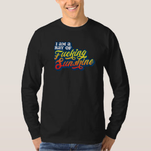 Ich bin eine Reue, die sonnenglänzende, gruselige T-Shirt