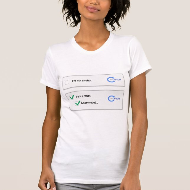 Ich bin eine Roboter Captcha Grafik T-Shirt (Vorderseite)
