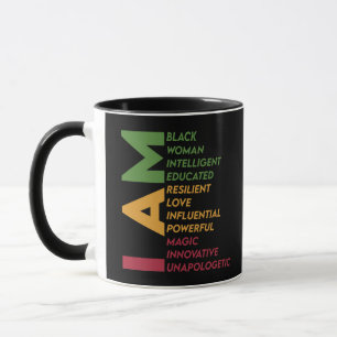 Ich bin eine schwarze Frau, schwarze Geschichte  Tasse