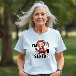 Ich bin eine Senior-American Lady T-Shirt