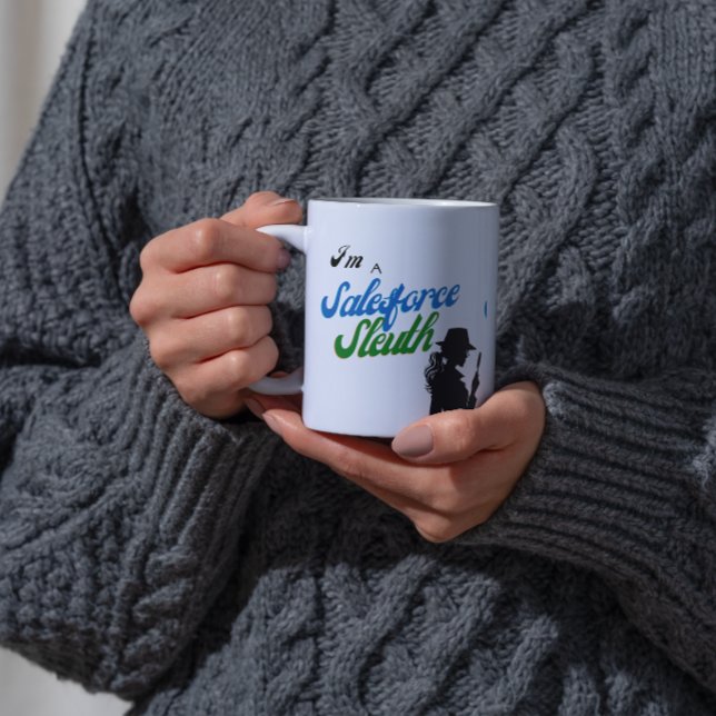 Ich bin eine Sleuth-Verkäuferin Kaffeetasse (Von Creator hochgeladen)