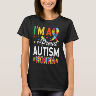 Ich bin eine stolze Autism Nonna passende Autismus T-Shirt