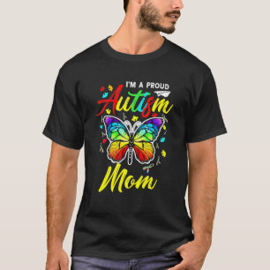 Ich bin eine stolze Autismus-Mutter Autismus-Bewus T-Shirt