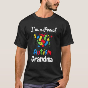 Ich bin eine stolze Autismus-Oma Mutter Mama Herz T-Shirt