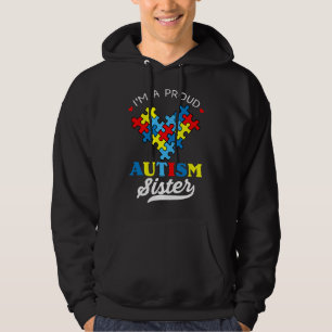 Ich bin eine stolze Autismus-Schwester Autismus-Be Hoodie