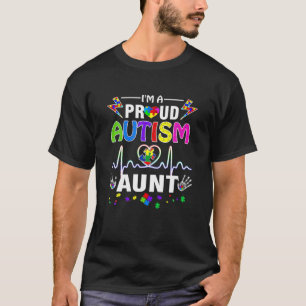 Ich bin eine stolze Autismus Tante Frauen Mädchen  T-Shirt
