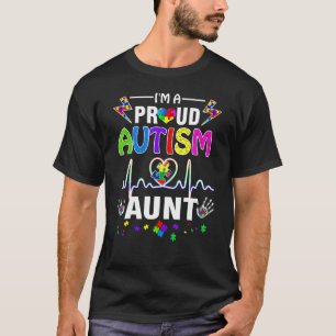 Ich bin eine stolze Autismus-Tante Herz T-Shirt