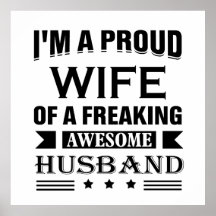 Ich bin eine stolze Ehefrau eines phantastischen E