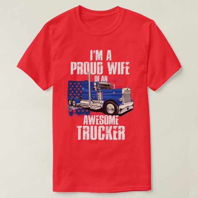 Ich bin eine stolze Ehefrau eines phantastischen L T-Shirt (Design vorne)