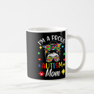 Ich bin eine stolze Mama Autismus Bewusstsein Unte Kaffeetasse