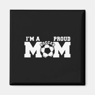 Ich bin eine stolze Mama lustige Fußballmutter Magnet