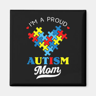 Ich bin eine stolze Mutter Autism Awareness Autist Magnet