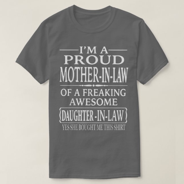 Ich bin eine stolze Mutter Mutter Muttersprache Da T-Shirt (Design vorne)