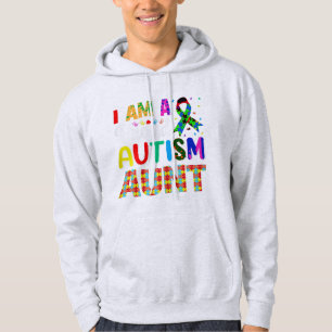 Ich bin eine stolze Tante für Autismus-Tanten Hoodie