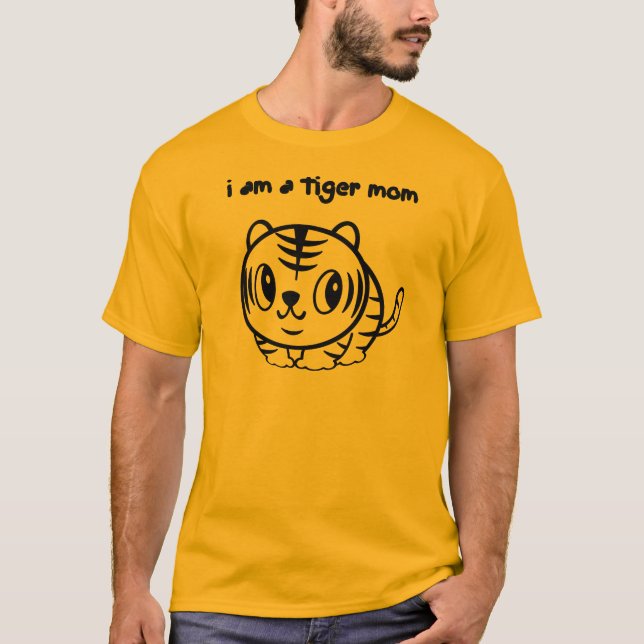 Ich bin eine Tigermamma T-Shirt (Vorderseite)